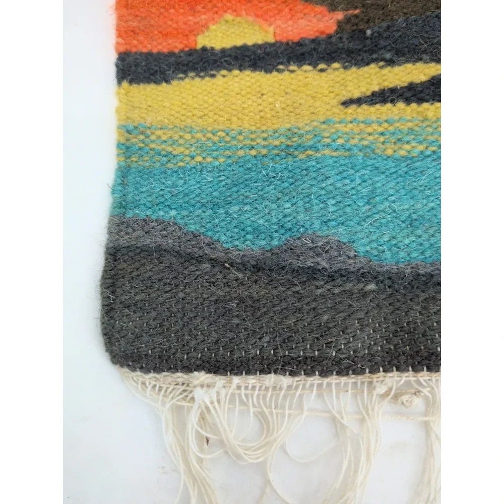Egyptian Handmade Wool Miniature Rugs Camel Dollhouse Mug Placemat Accent Decor
